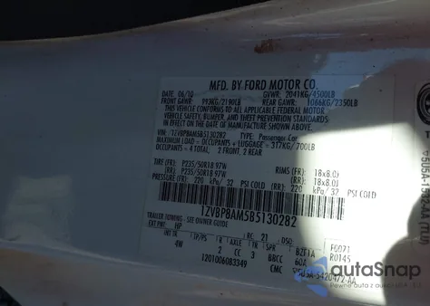 2011 Ford Mustang V6 Premium z USA, uszkodzony, nr VIN 1ZVBP8AM5B5130282